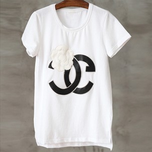 韓国子供服 キッズ Cc 人気 可愛い半袖tシャツ パロディ