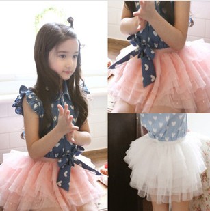 韓国子供服 かわいい チュチュ スカート チュールスカート 女の子